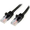 Startech.com 25 Ft Black Utp Cat5e Snagless Patch Cable