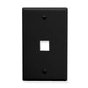 Icc Icc-face-1-bk Ic107f01bk 1 Port Fp Black