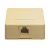 Icc Icc-ic625sb6iv Surface Mount Jack, 6p6c, Ivory