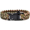 TrailWorthy Camouflage Paracord Bracelet Case Pack 250