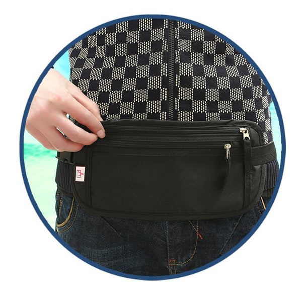 Money Belt RFID Blocking Waist Pack - Waterproof
