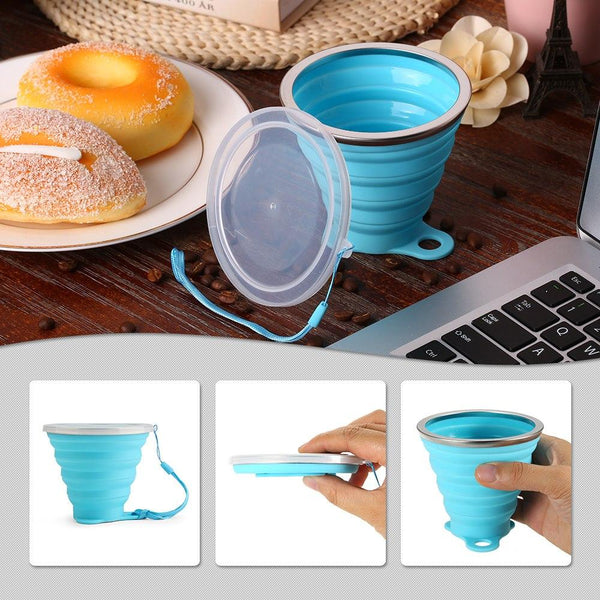 270ML Collapsible Stretchy Travel Water Cup