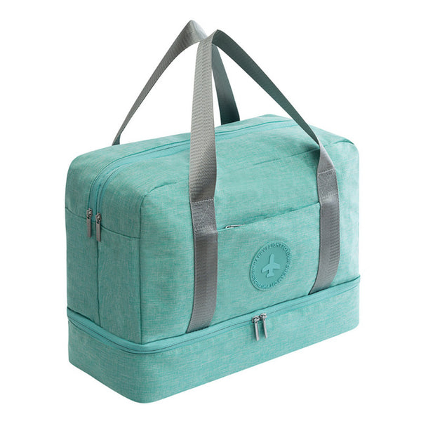 Portable Travel Bag Waterproof Travel Accessories Multifunctional Dry Wet Separation Storage Bag Soft Travel Duffle