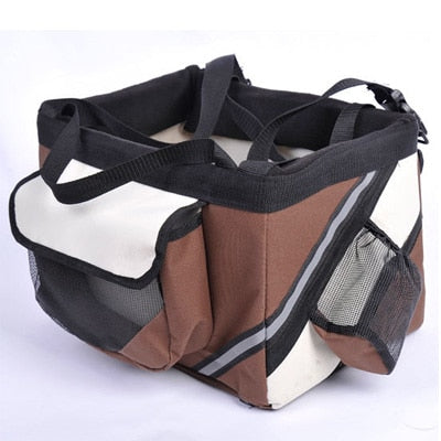 Portable Pet dog bicycle carrier bag basket Puppy Dog Cat Travel bike carrier Seat bag for small dog Products Travel Accessories