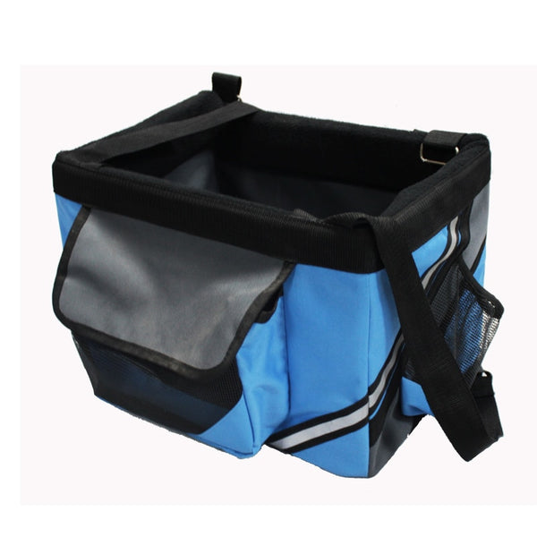 Portable Pet dog bicycle carrier bag basket Puppy Dog Cat Travel bike carrier Seat bag for small dog Products Travel Accessories