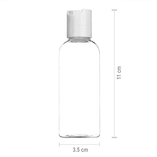 LUOYIMAN Travel Bottles Travel Accessories Small bottles Containers Leak Proof Portable Travel Plastic bottles(transparent)