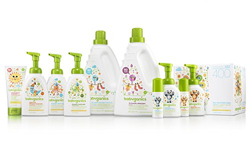 Babyganics Alcohol-Free Foaming Hand Sanitizer, On-The-Go, Fragrance Free, 1.69 oz, 6 Pack, Packaging May Vary