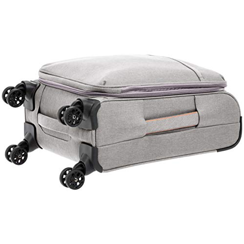 Softside Luggage Spinner Suitcase Spinner - 21-Inch, Heather Grey