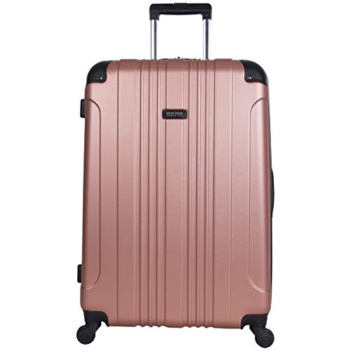 Kenneth Cole Reaction Out Of Bounds 28 Inch Check Size Lightweight Durable Hardshell 4 Wheel Spinner Upright Luggage plentifultravel