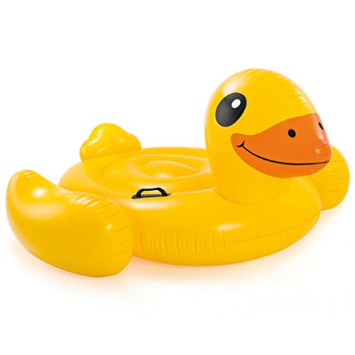 Yellow Lab Inflatable Intex Yellow Duck Inflatable Ride-On, 58