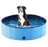 Jasonwell XL Foldable Doggie Bath Pool, Swimming Plastic Puppy Dog Kiddie Pool For Kids (48x11.8in