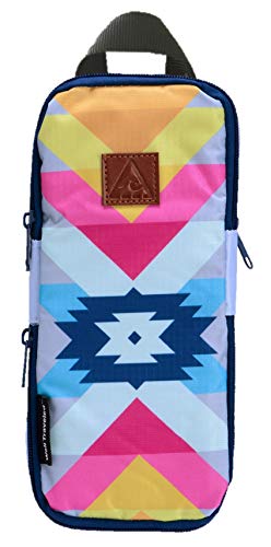 Well Traveled Travel Toiletry Bag – for Makeup, Cosmetics, Shaving Kit, Hand Sanitizer, Disinfectant, Soap - Multicolor Organizer for Men, Women - Compact, 3 Compartments, Soft-Sided, 10x4.5x4 Inch