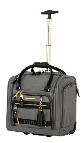 Steve Madden Designer Luggage Collection - 3 Piece Softside Expandable  Lightweight Spinner Suitcase Set - Travel Set includes 20 Inch Carry on, 24