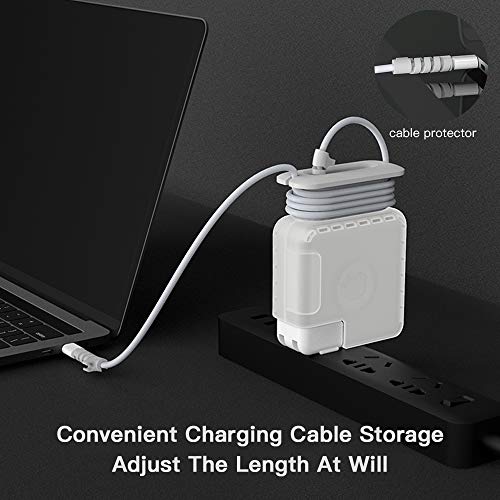 Cord Organizer Compatible with Macbook Charger,Protective Case for Magsafe USB-C Power Adapter Mac Charging Cable Management Cord Winder for Travel,Laptop and Mac Accessories (Mac Pro 15&16 inch)