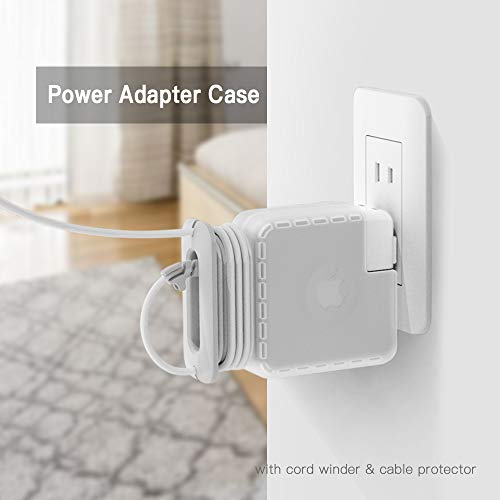 Cord Organizer Compatible with Macbook Charger,Protective Case for Magsafe USB-C Power Adapter Mac Charging Cable Management Cord Winder for Travel,Laptop and Mac Accessories (Mac Pro 15&16 inch)