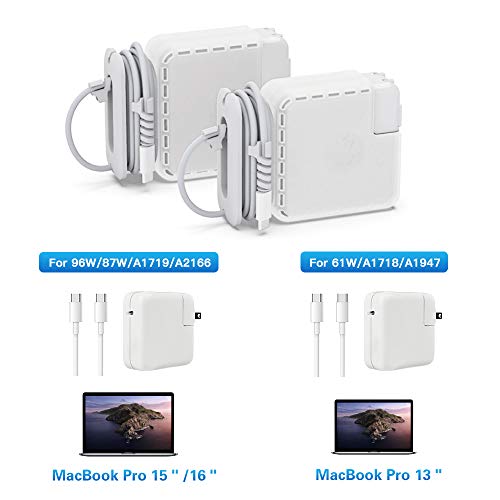 Cord Organizer Compatible with Macbook Charger,Protective Case for Magsafe USB-C Power Adapter Mac Charging Cable Management Cord Winder for Travel,Laptop and Mac Accessories (Mac Pro 15&16 inch)