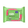 Clean & Clear Hydrating Watermelon Facial Cleansing Wipes to Remove Makeup, Dirt & Impurities, Oil-Free Pre-Moistened Daily Face Wipes, Convenient & Travel-Friendly, 25 ct