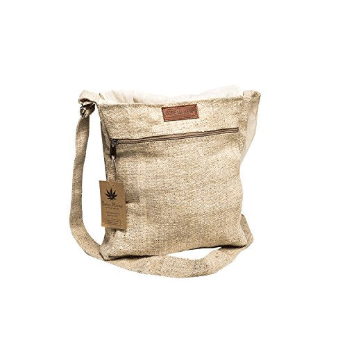 Core Hemp 100% Hemp Crossbody Messenger Bag - Unisex