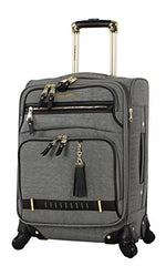 Steve Madden Luggage 3 Piece Softside Spinner Suitcase Set Collection (20"/28"/Under Seat Bag