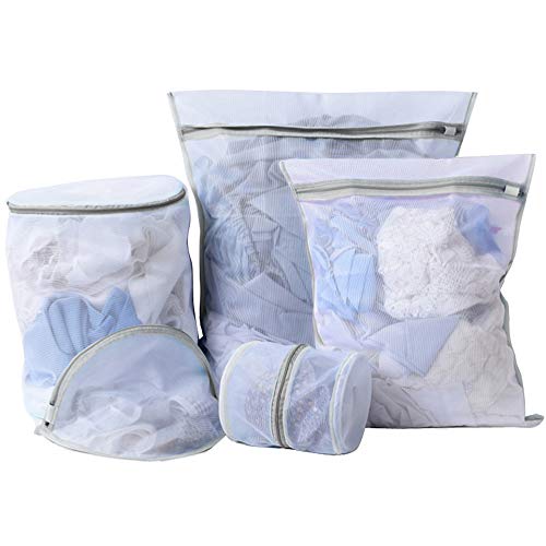 Heavy Duty Mesh Laundry Bag- Set of 5
