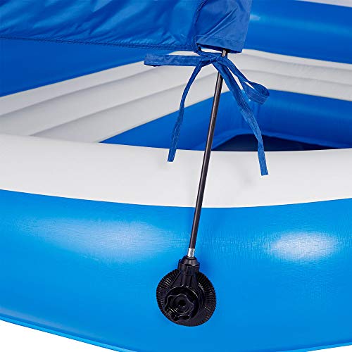 Bestway CoolerZ Tropical Breeze Floating Island Raft | Giant Inflatable Pool Float For Adults | Includes Canopy, Cupholders, & Cooler Bag | Lounge Fitsup to 6 People | Great For Pool, Lake, River, OC