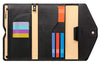 Zoppen Multi-purpose Rfid Blocking Travel Passport Wallet (Ver.4) Tri-fold Document Organizer Holder