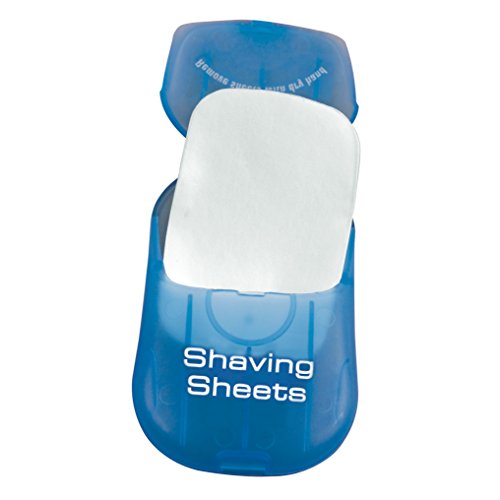 Travelon Shaving Toiletry Sheets, 50-Count