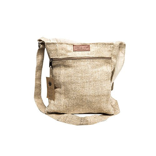 Core Hemp 100% Hemp Crossbody Messenger Bag - Unisex