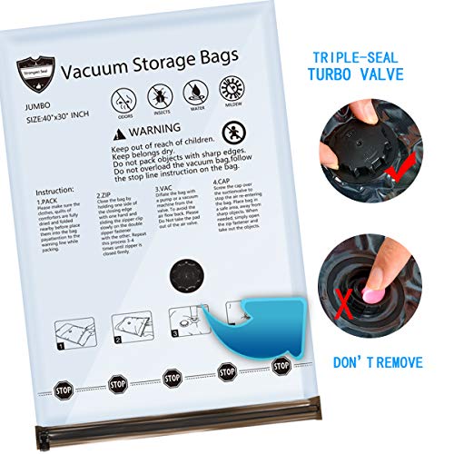 Premium Vacuum Storage Bags - 8 Pack
