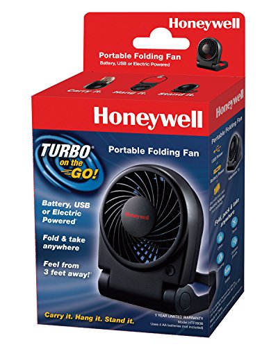 Honeywell HTF090B Turbo on the Go Personal Fan Black