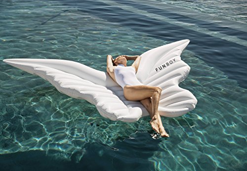 FUNBOY Giant Inflatable Angel Wings Pool Float