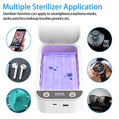Cell Phone Cleaner,Portable Smart Phone Cleaner Aromatherapy Function Disinfector Phone Cleaner Box Cleaning Device for All Cellphone Toothbrush