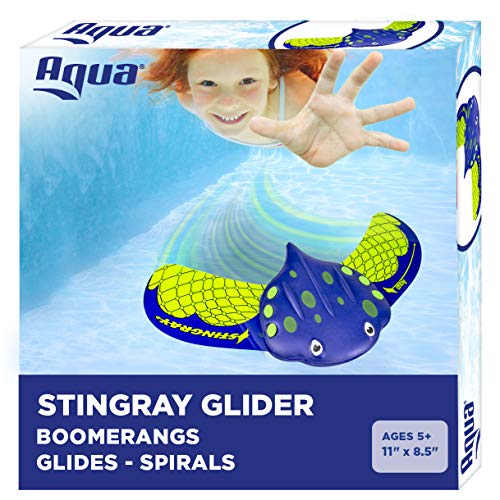 Aqua Stingray Underwater Glider, Swimming Pool Toy, Self-Propelled, Adjustable Fins, Travels up to 60 Feet, Dive and Retrieve Pool Toy