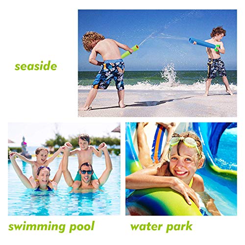 Betheaces Water Guns Toys for Kids, 3Pack Foam Water Blaster Shooter Summer Fun Outdoor Swimming Pool Games Toys for Boys Girls Adults
