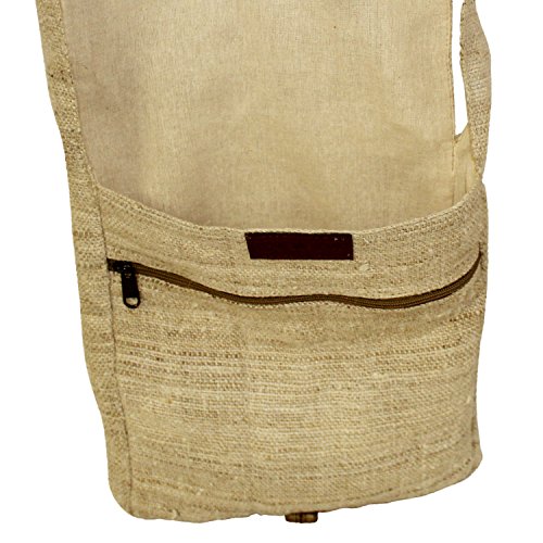 Core Hemp 100% Hemp Crossbody Messenger Bag - Unisex