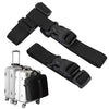 Luggage Straps,Two Add a Bag Suitcase Strap Belt,Adjustable Travel Attachment Accessories for Connect Your Three Luggage Together - 2 pack(Black)