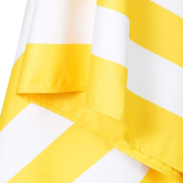 Oversized Microfibre Compact Beach Towel Yellow, X-Large (200x90cm, 78x35) Fast Drying, Beach mat