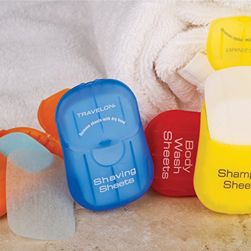 Travelon Shaving Toiletry Sheets, 50-Count
