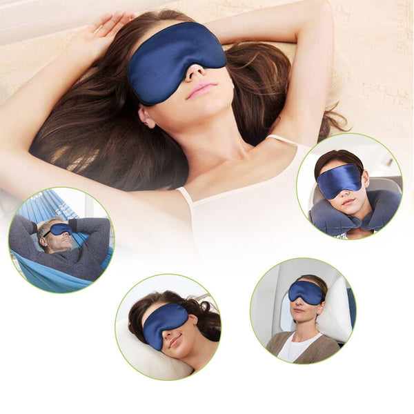 Travel Foot Rest and Sleep Mask Set