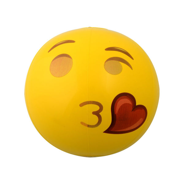 Emoji Inflatable Beach Balls, 12