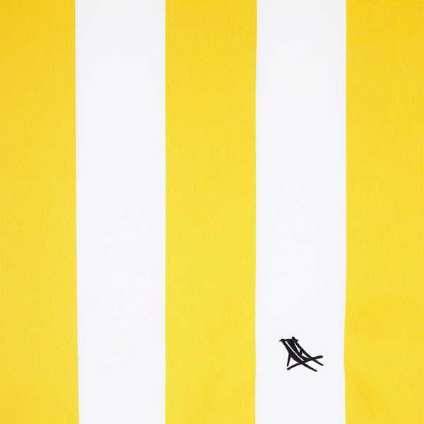 Oversized Microfibre Compact Beach Towel Yellow, X-Large (200x90cm, 78x35) Fast Drying, Beach mat