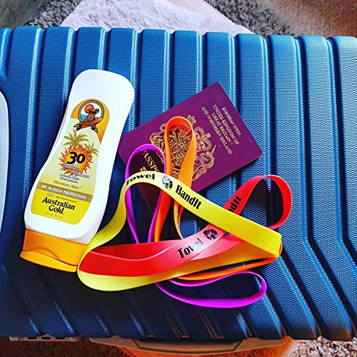 Towel BandIt Beach Towel Holder Living Coral 6 Pack-Keeps Your Towel on Your Chair