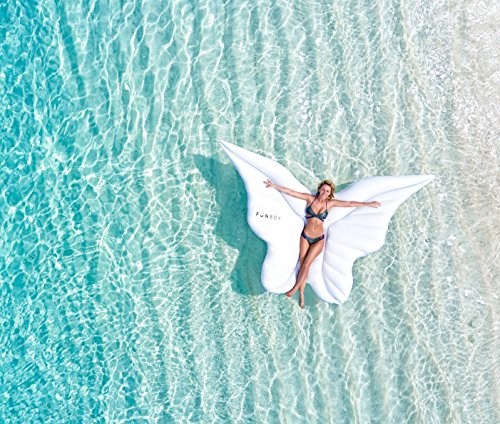 FUNBOY Giant Inflatable Angel Wings Pool Float
