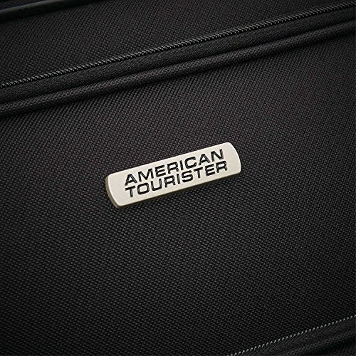 American Tourister Fieldbrook XLT Softside Upright Luggage, Black, 3-Piece Set (BB/21/25)