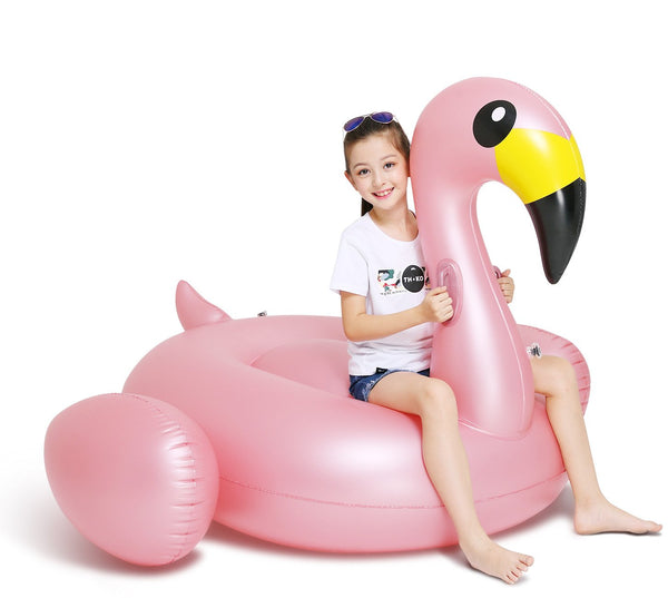 Giant Inflatable Flamingo Pool Float Summer Beach Swimming Pool Party Lounge Raft Toys Adults Kids