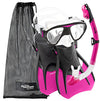 Phantom Aquatics Lotus Adult Recreation Mask Snorkel Set