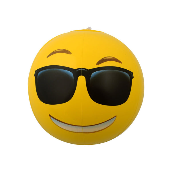 Emoji Inflatable Beach Balls, 12