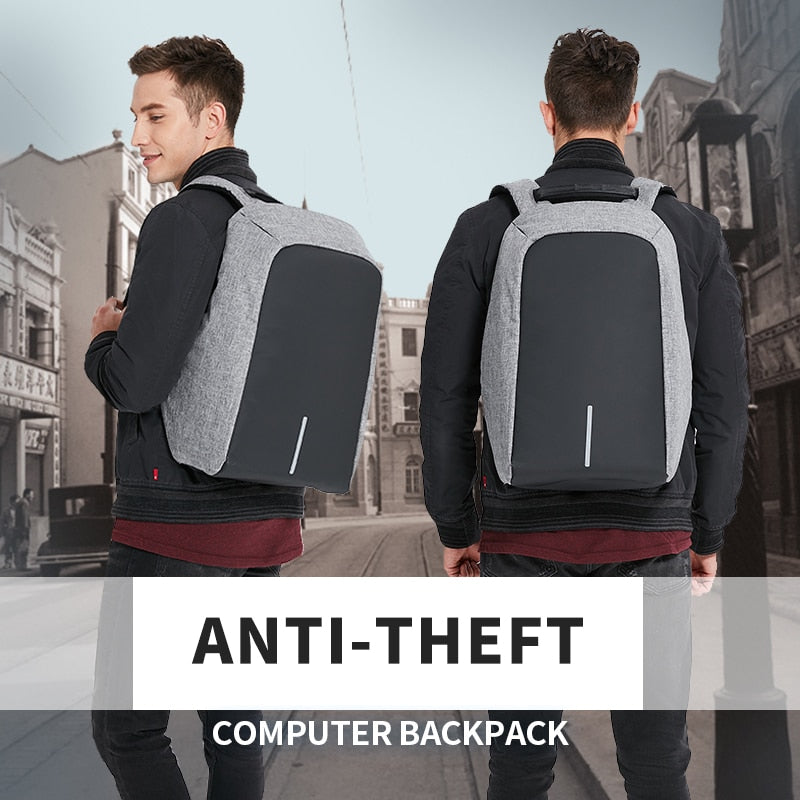 15inch laptop backpack mens Waterproof Laptop Backpack Men 15inch Multifunction Anti theft Backpack USB Charging Male Travel School Backpacks – plentifultravel