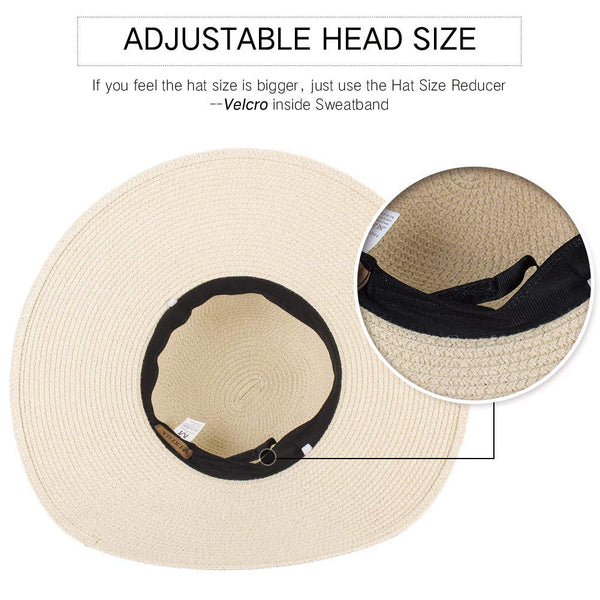 Sun Straw Floppy Beach Hat