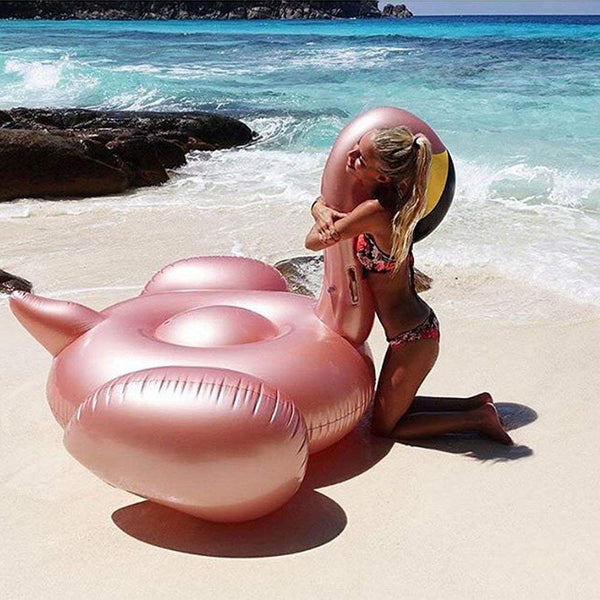 Giant Inflatable Flamingo Pool Float Summer Beach Swimming Pool Party Lounge Raft Toys Adults Kids